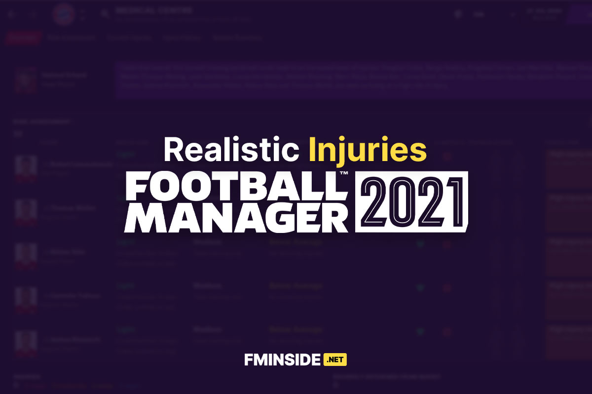 Realistic Injuries FMInside Football Manager Community