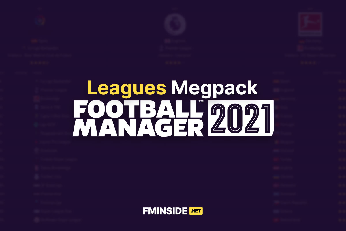 Leagues Megapack 216 Nations Football Manager 21 Fm21 Fm21