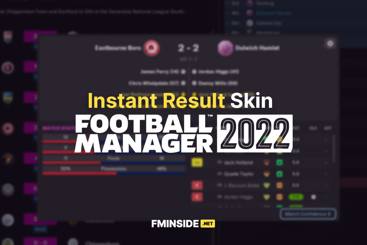 Instant Result Skin FMInside Football Manager Community