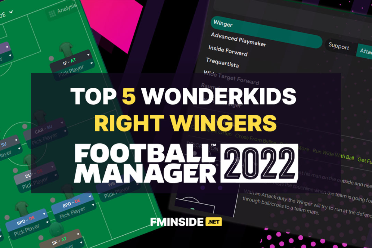 Top 5 potential FM24 Wonderkids - FMInside Football Manager Community