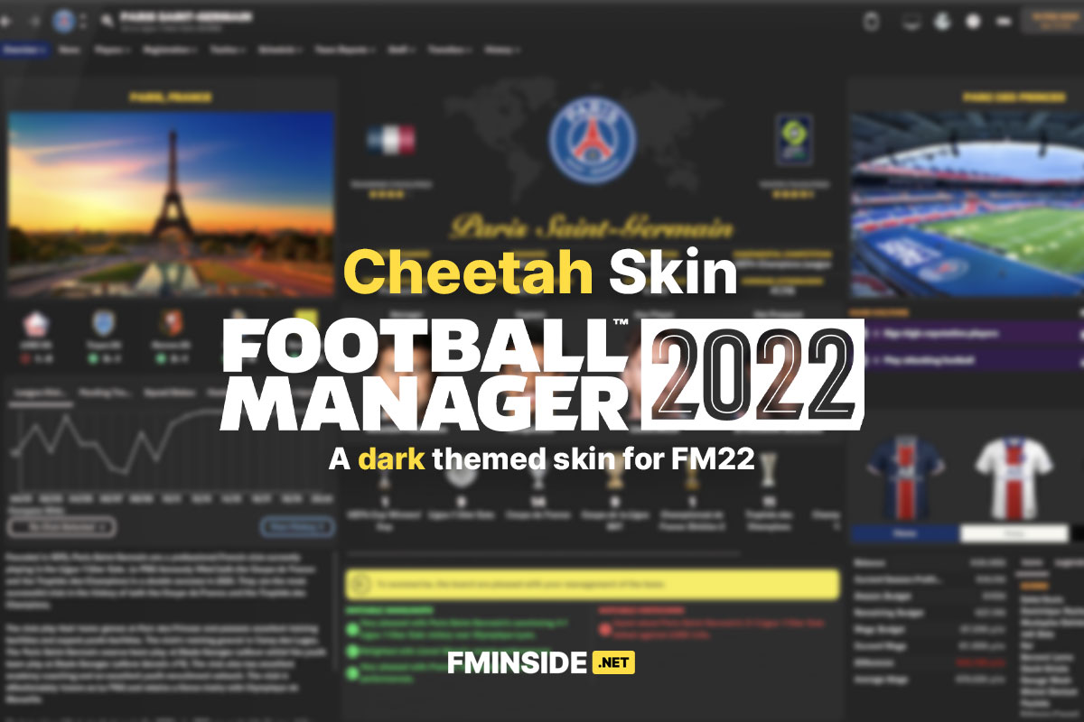 Cheetah Skin FM22   FMInside Football Manager Community