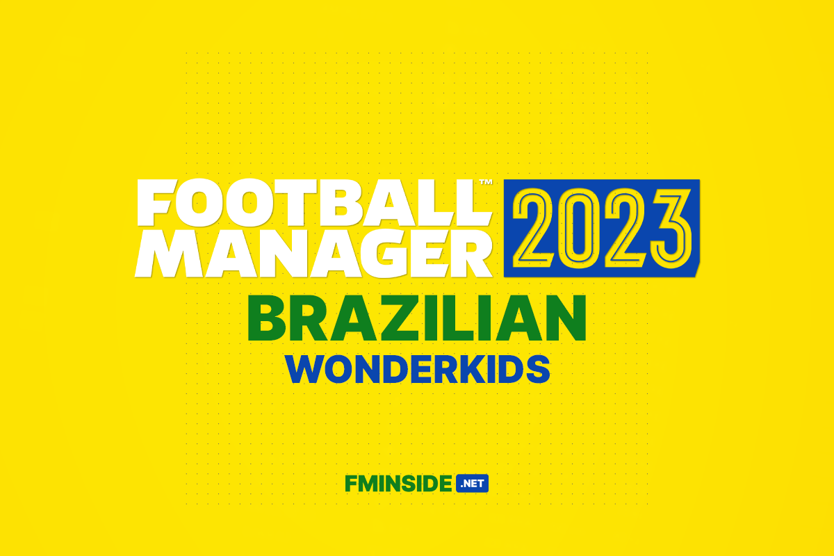 FM23 Best Brazilian Wonderkids Football Manager 2024 FM24 FM2024