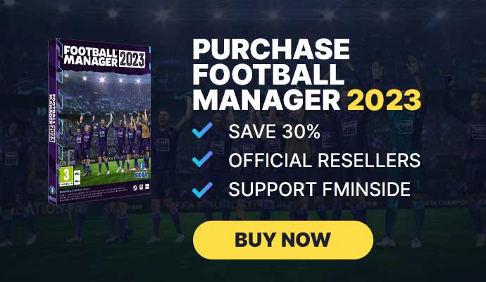 Buy Football Manager 2023 at FMInside and save up to 30%