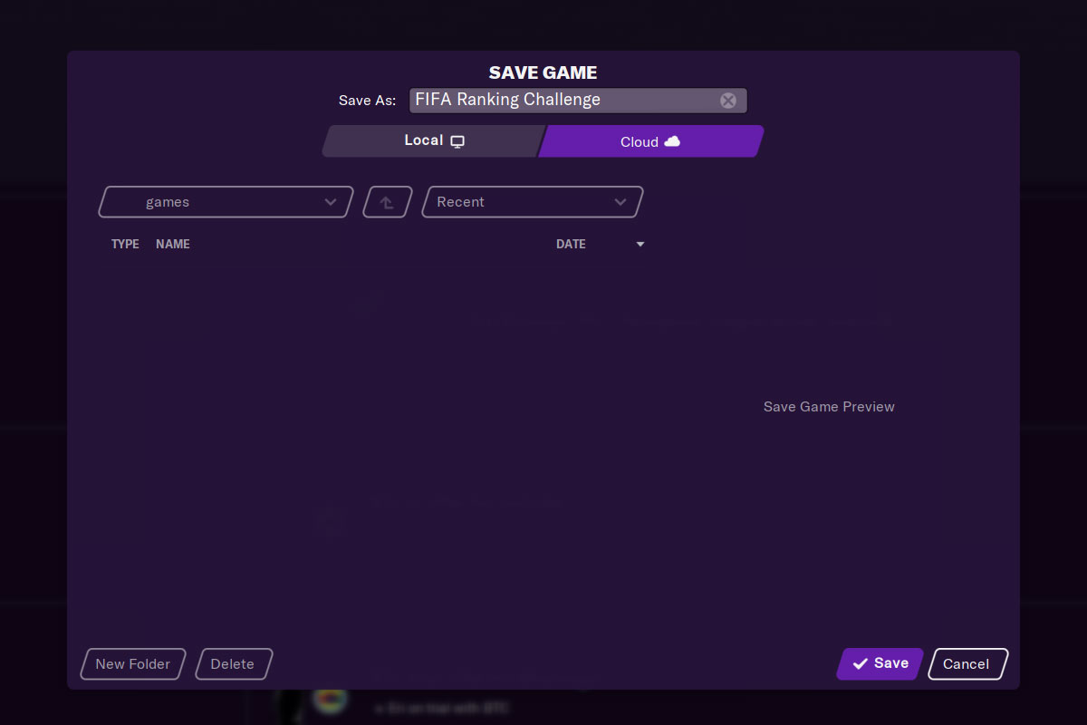 How to save your game in the Cloud - FMInside Football Manager Community
