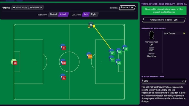 High SCORING 3-5-2 FM 21 Tactic 