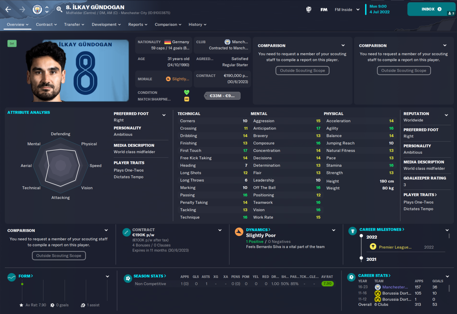What is a Mezzala? Best players, roles and tactics explained using Football  Manager