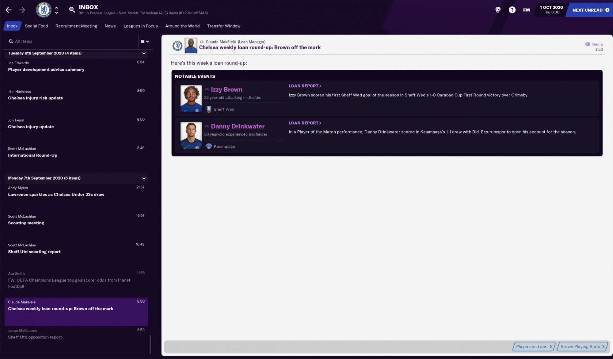 Outgoing loan fees - Football Manager General Discussion - Sports