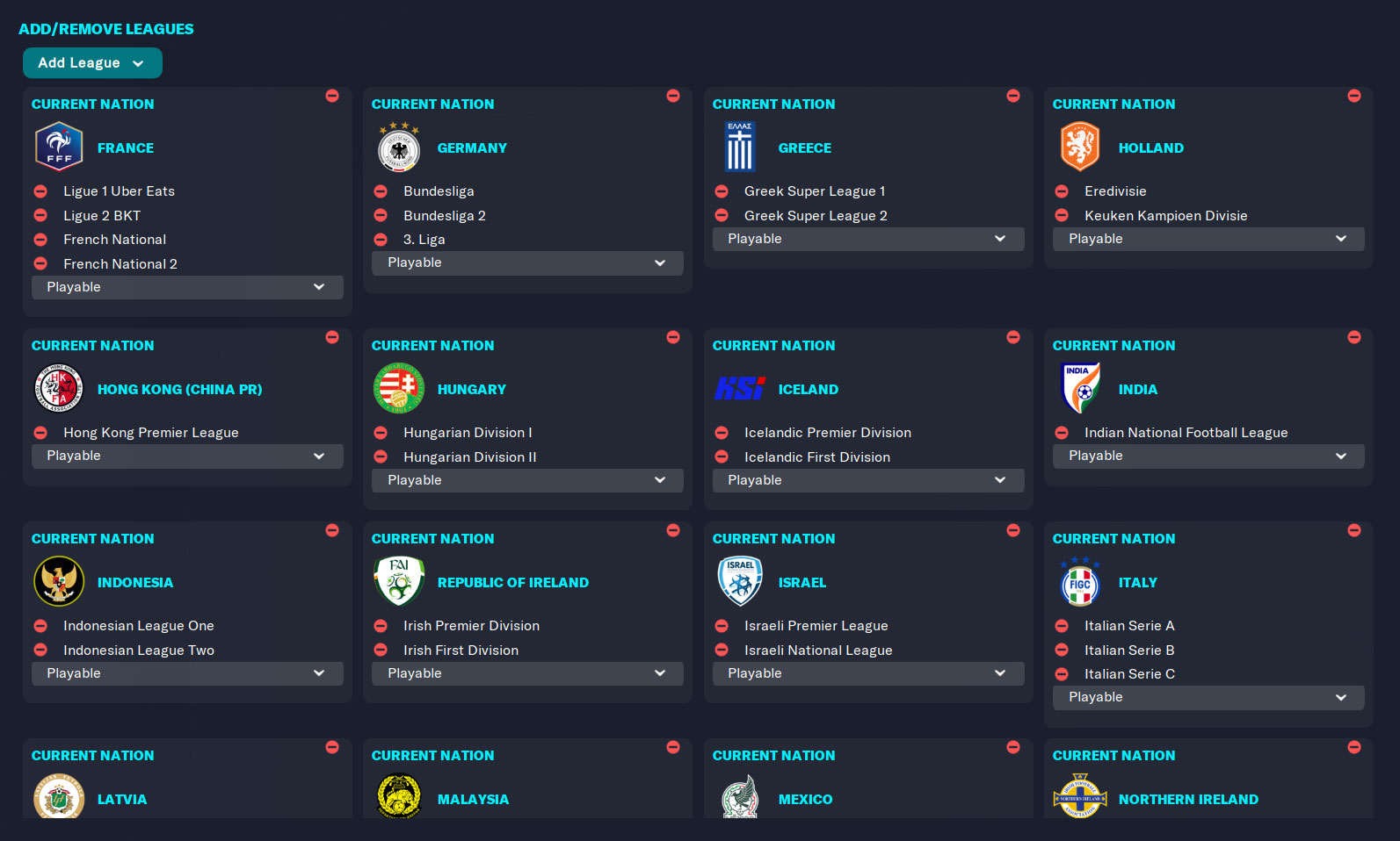 Football club management 2024