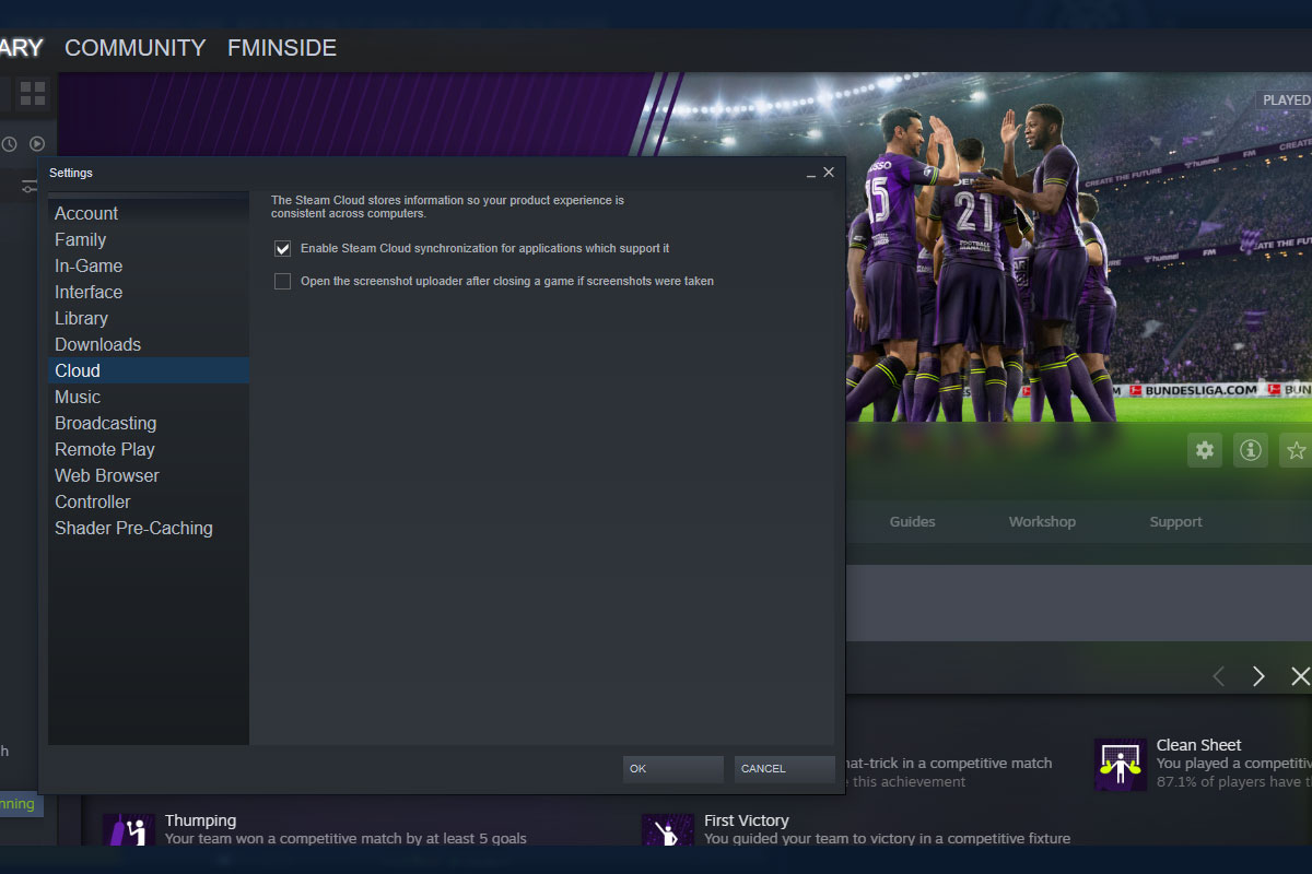 How to Steam Link Football Manager 